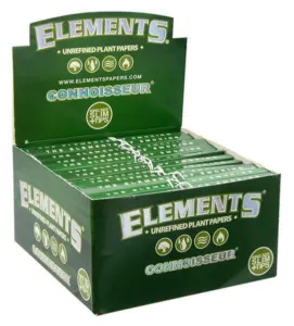ELEMENTS_Green_Connoisseur_king_size_slim_Tips_box_cannacity onlineshop Schweiz