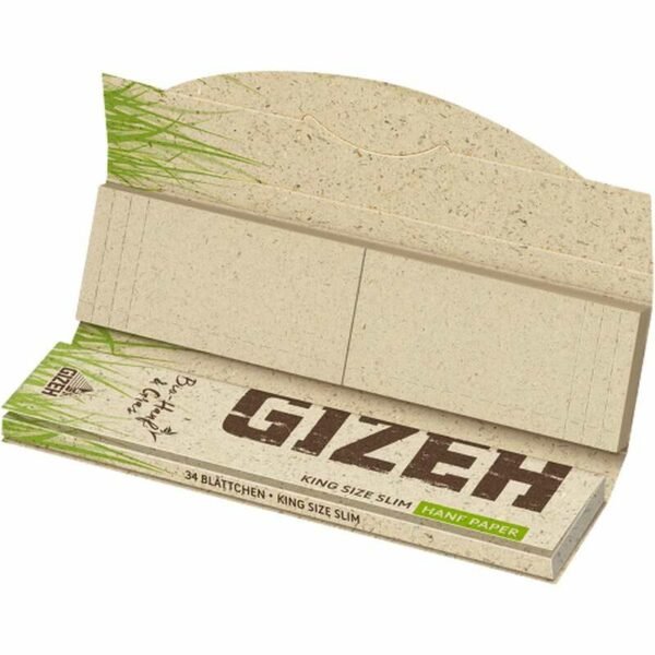 GIZEH_bio hanf_gras_king_size_slim_tips_display_caci onlineshop