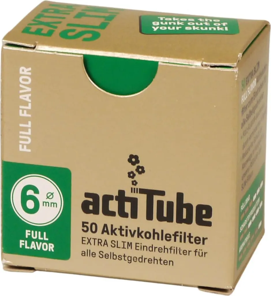 actiTube_Extra_Slim_Aktivkohlefilter 6mm 50er schweiz onlineshop