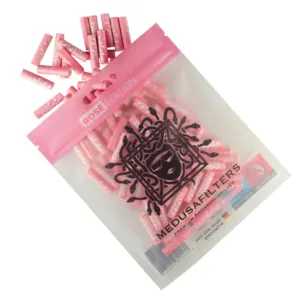 medusafilters 100er-Packung-ROSÉ slim aktivkohlefilter 100er