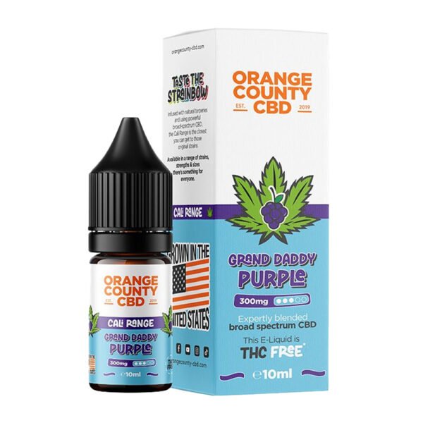 Orange-County-CBD-10ml-Cali-E-Liquid-Grandaddy-Purple-300mg-CBD-schweiz