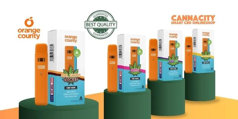 Cannacity.ch und Orange County CBD: Führend im Vertrieb von Premium CBD Vapes in der Schweiz