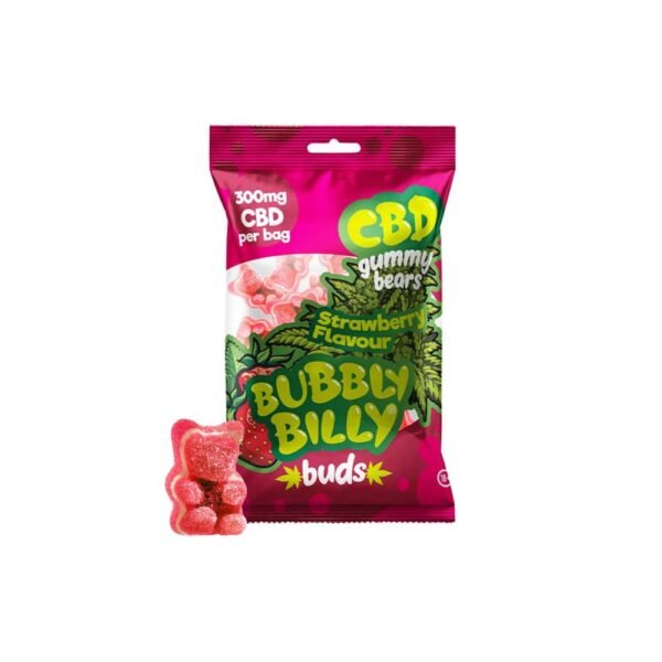 Fruchtig & THC-frei: Bubbly Billy CBD Gummies mit 300 mg CBD pro Packung cannacity onlineshop