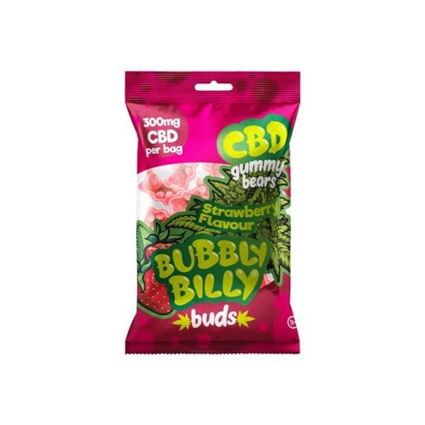 CBD Gummibärchen Erdbeere 300 mg | Bubbly Billy | Cannacity Schweiz