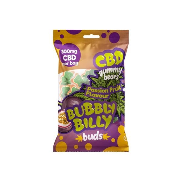 CBD Gummibärchen Passionsfrucht 300 mg | Bubbly Billy | Cannacity Schweiz